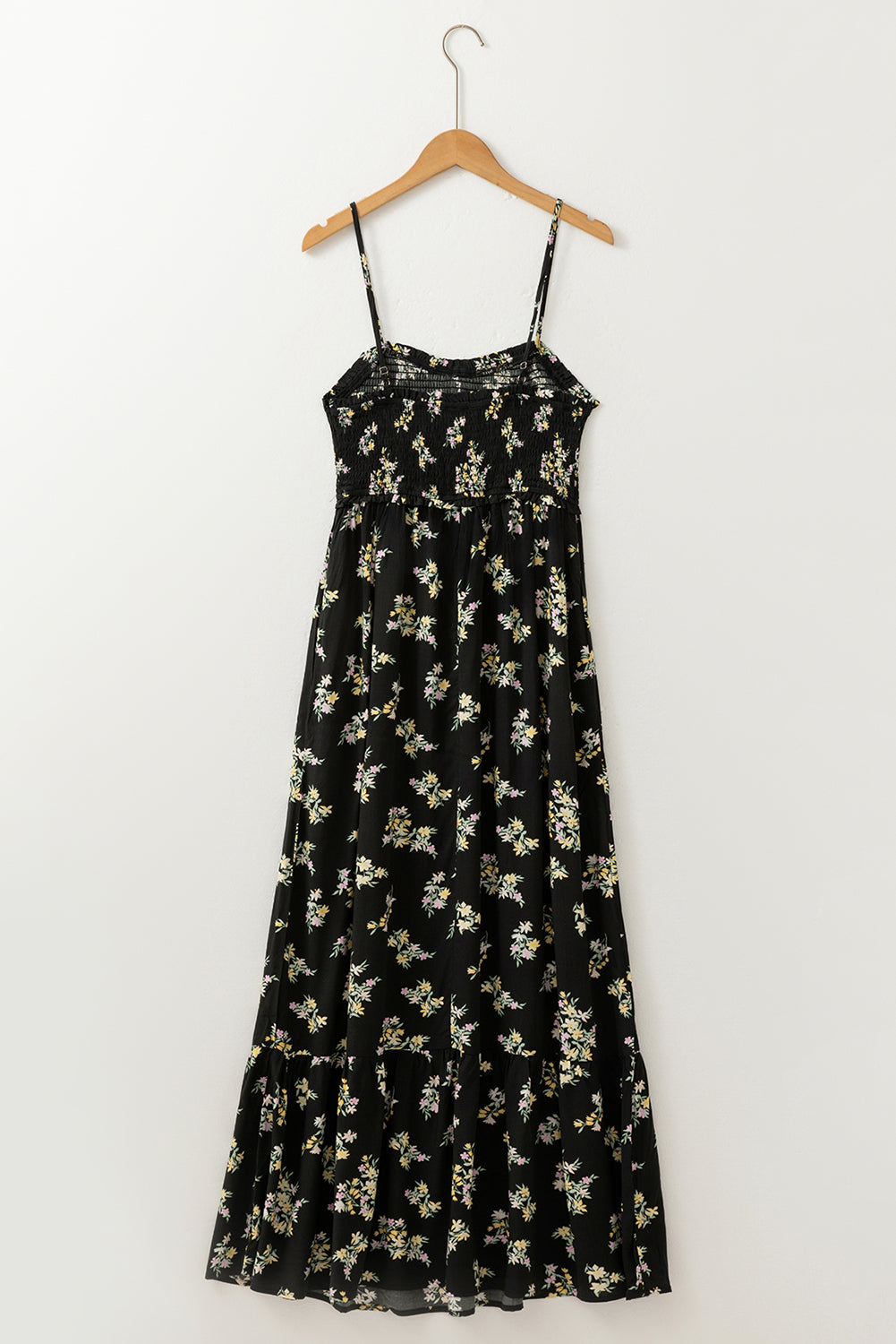 Floral Spaghetti Strap Maxi Dress