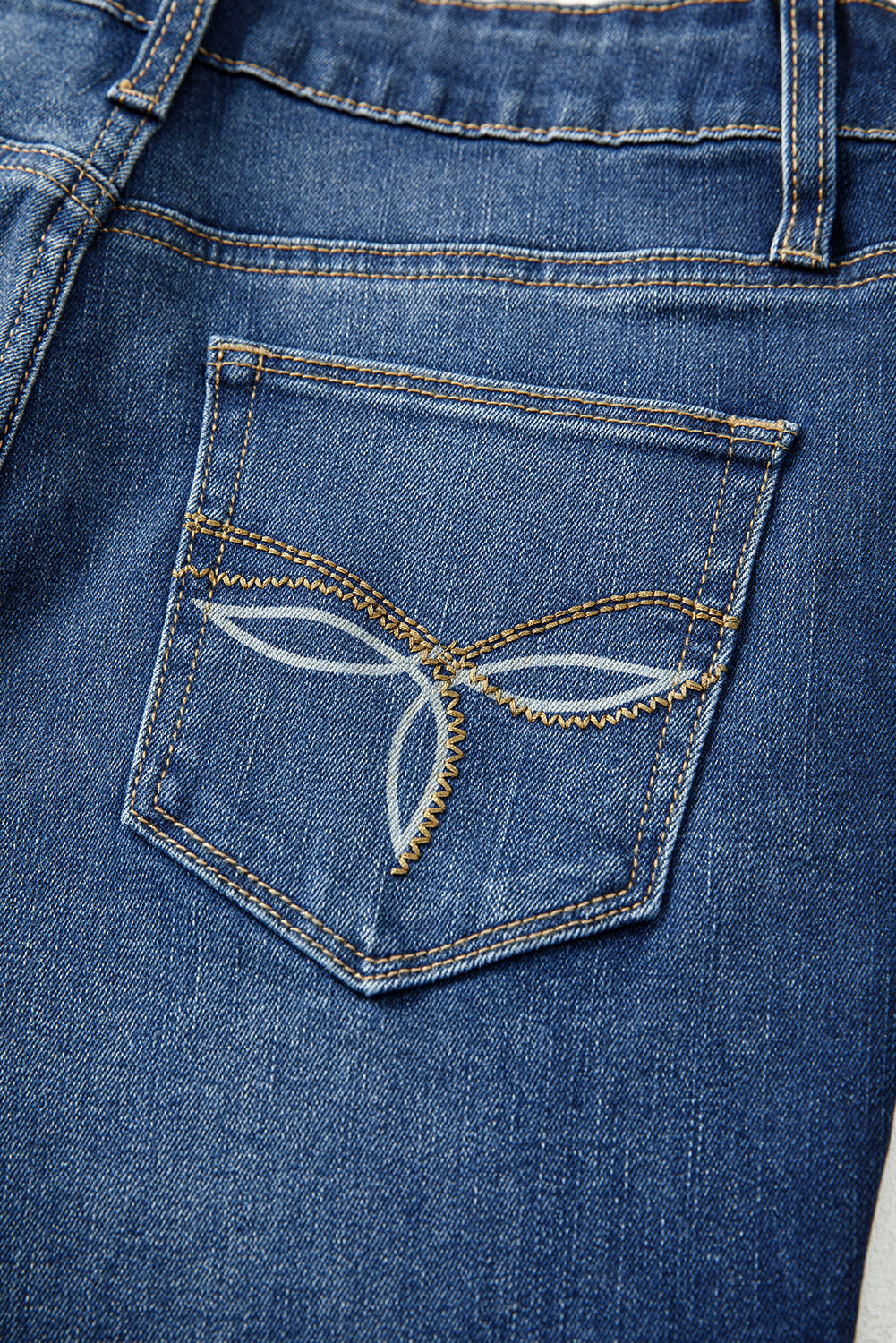 Western Stitch Patched Bootcut Jeans