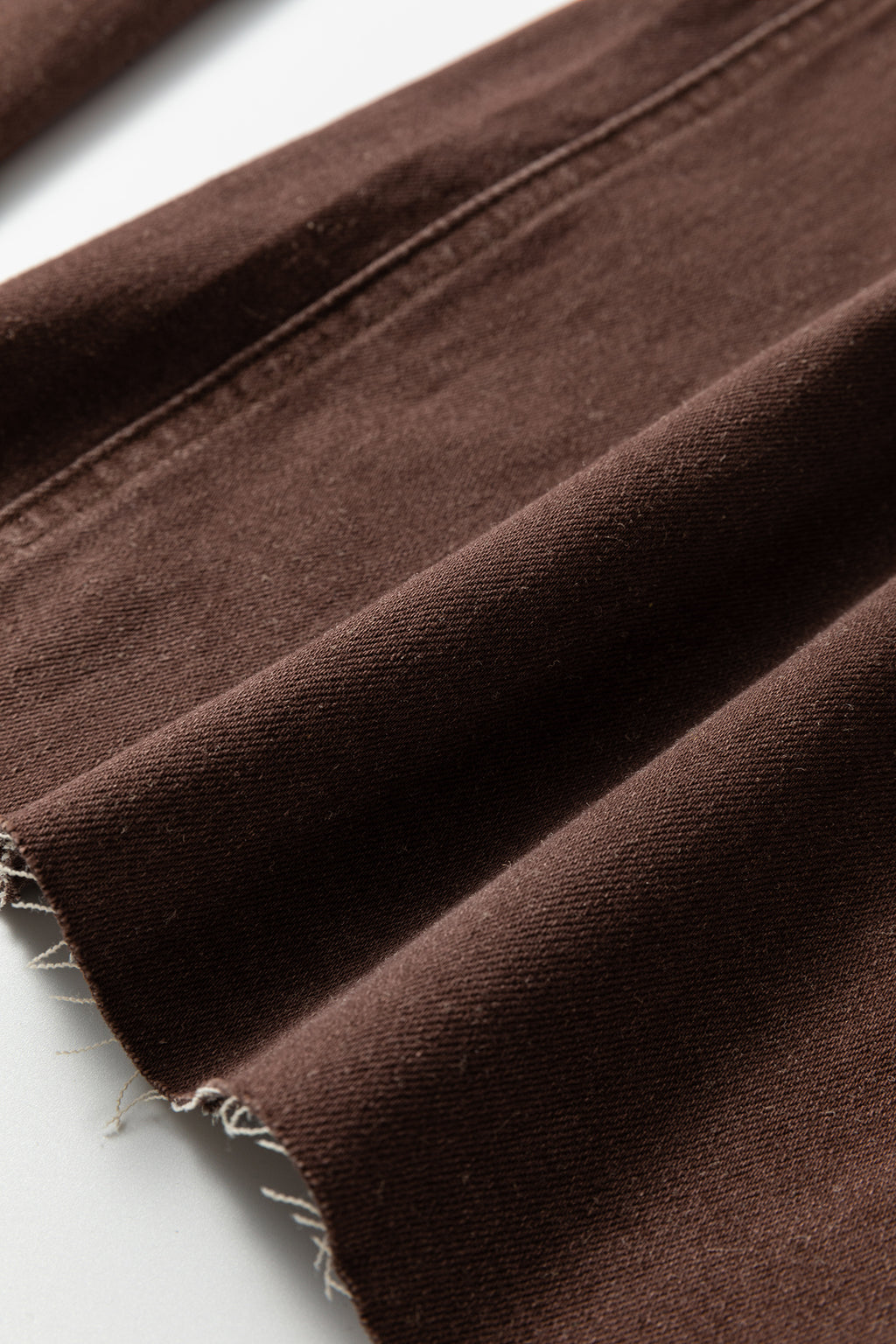 Dark Brown Retro Washed Loose Jeans