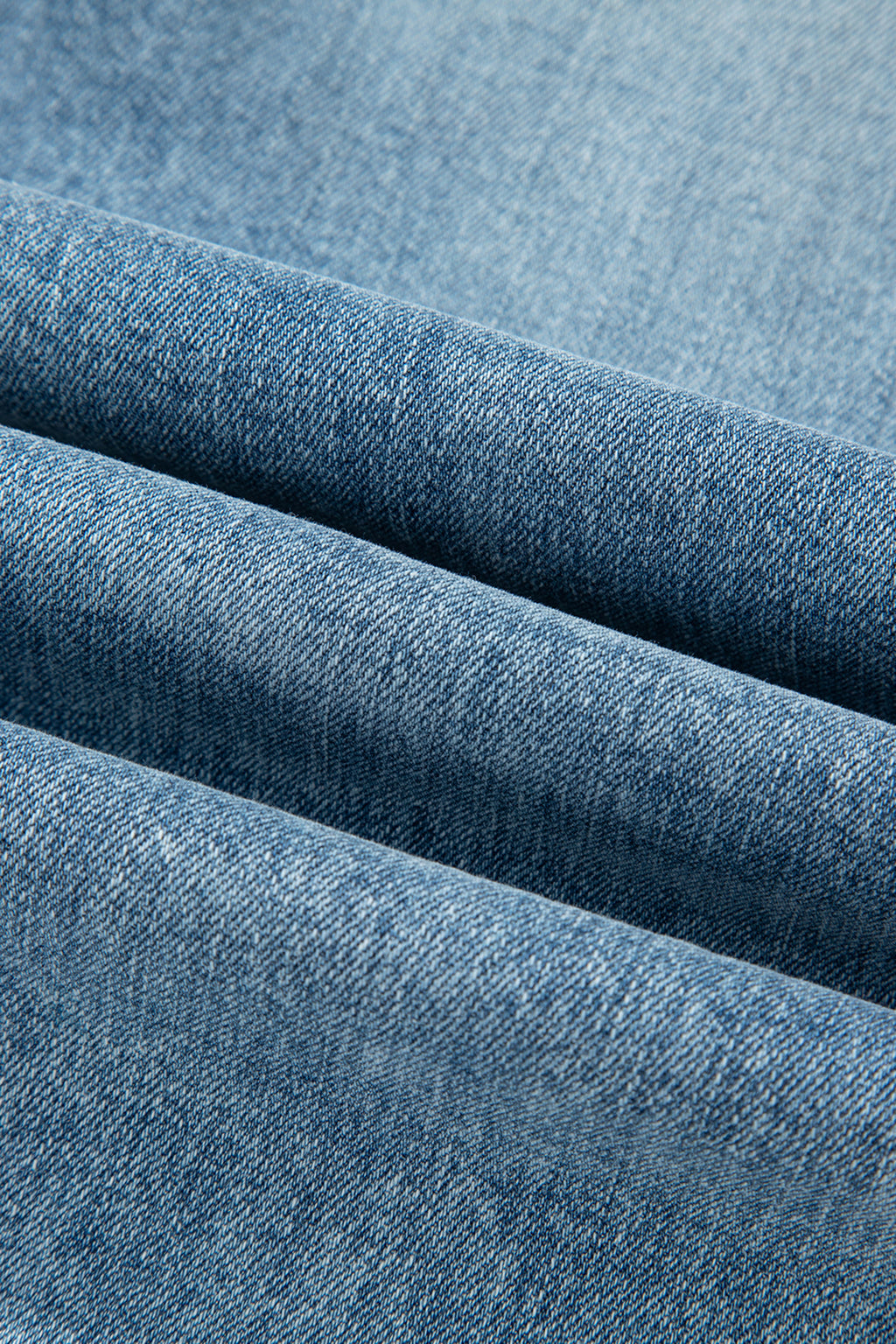 Raw Hem Ripped Flare Jeans