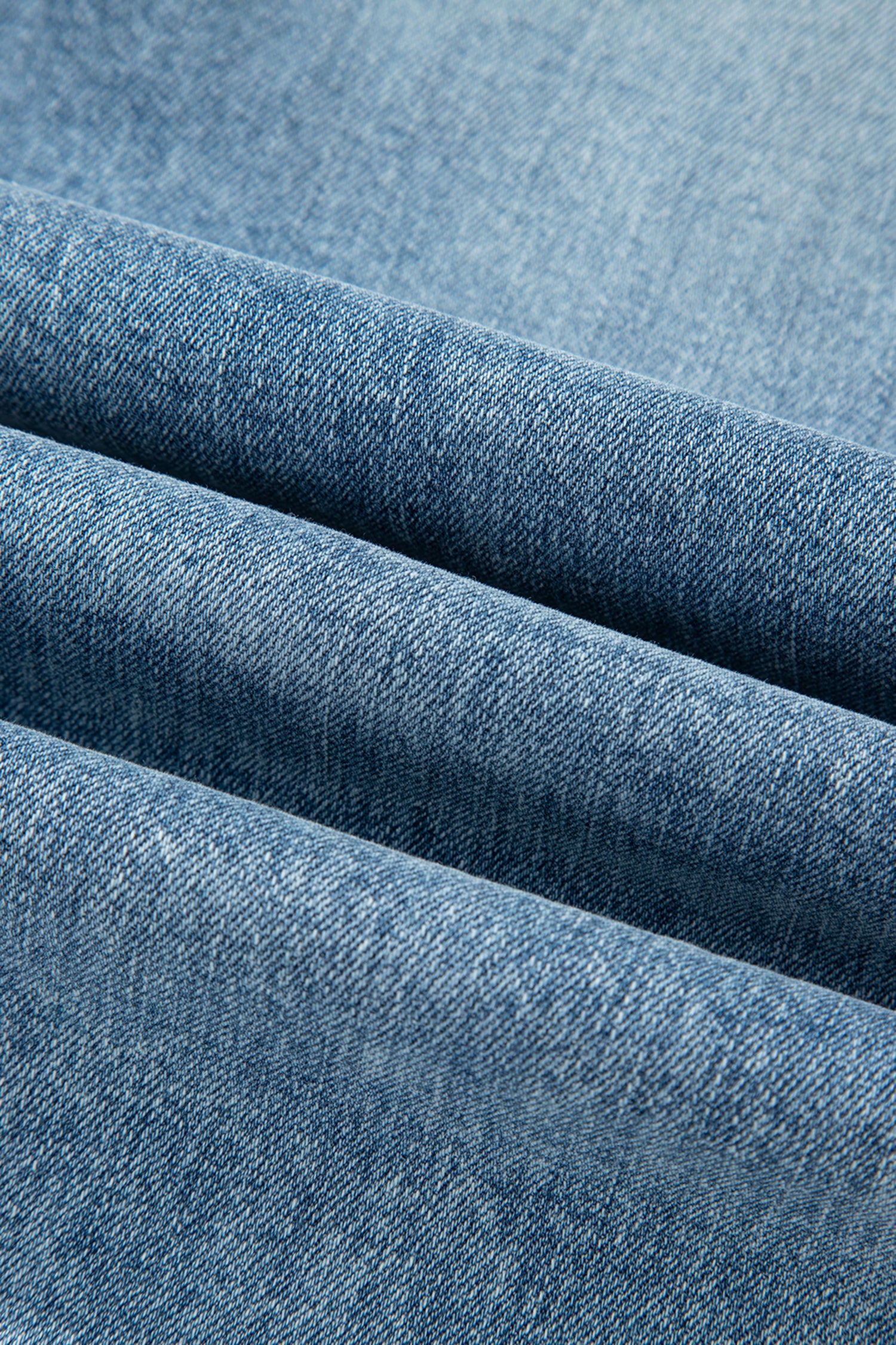 Raw Hem Ripped Flare Jeans