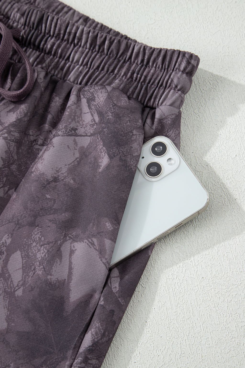 Woodland Camo Baggy Pullover & Shorts Set