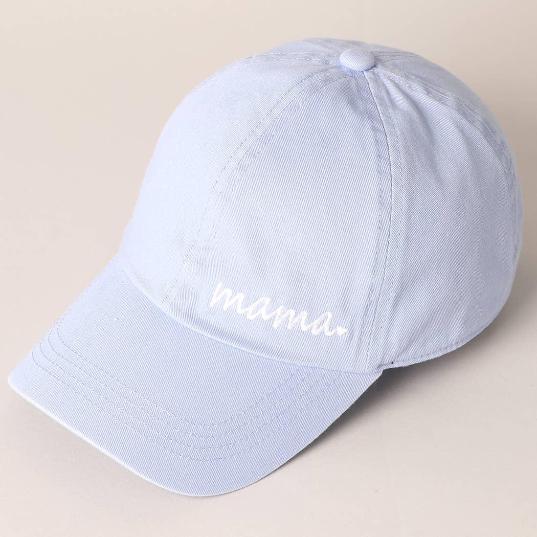 Mama Letters Embroidered Baseball Cap