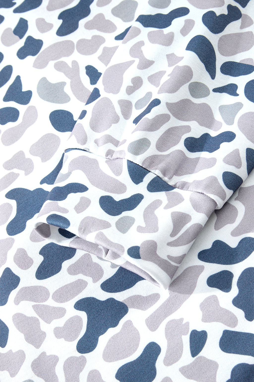 Camouflage Print Plus Pullover Sweatshirt