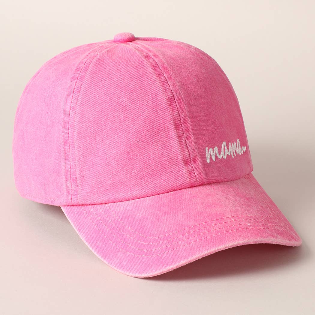 Mama Letters Embroidered Baseball Cap