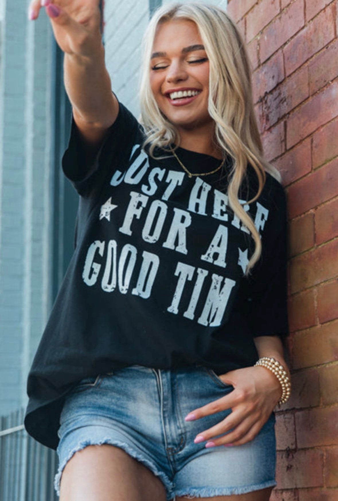 Just Here For A Good Time Graphic Tee