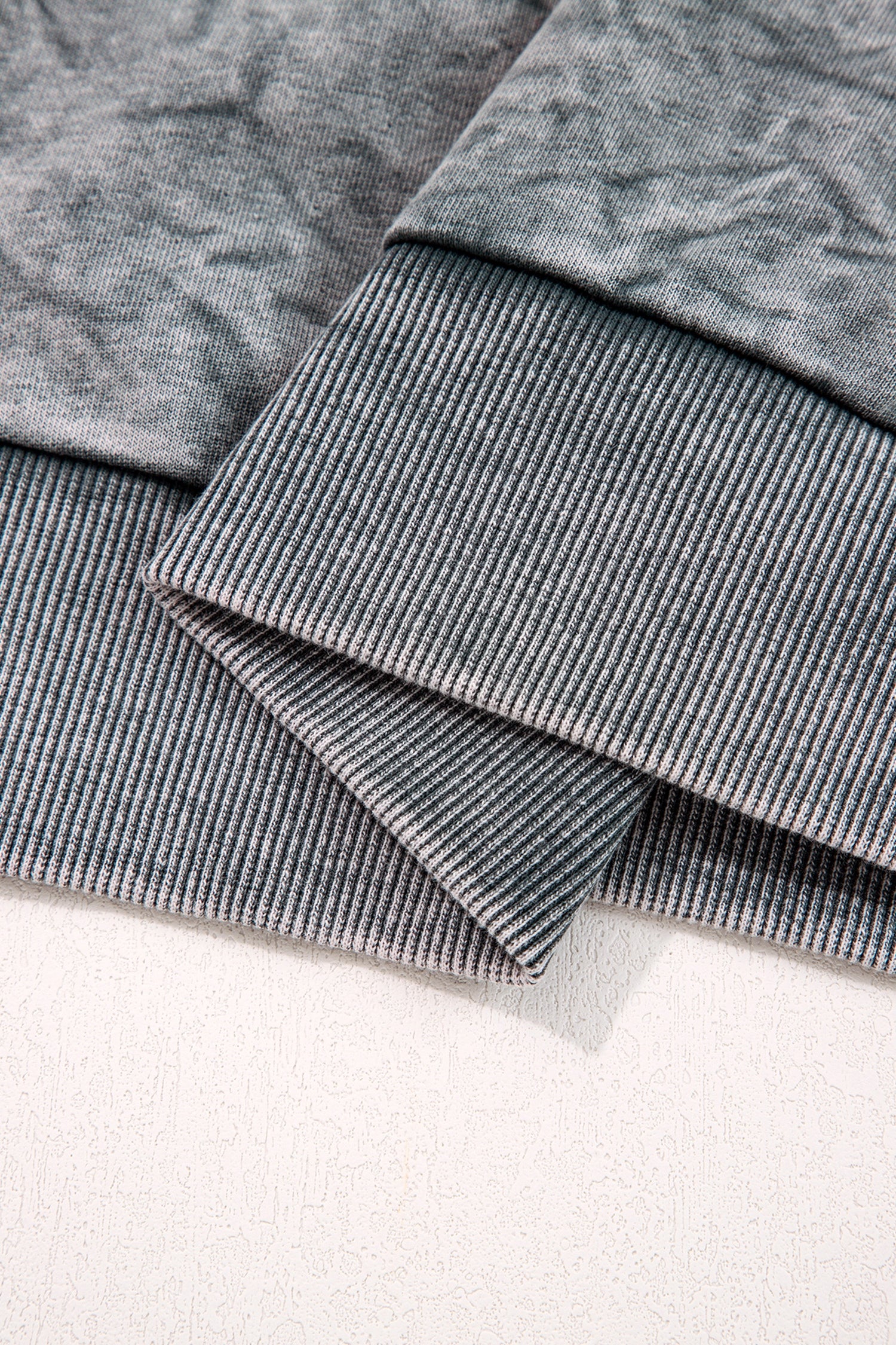 Saved By Grace Embroidered Mineral Wash Sweatshirt