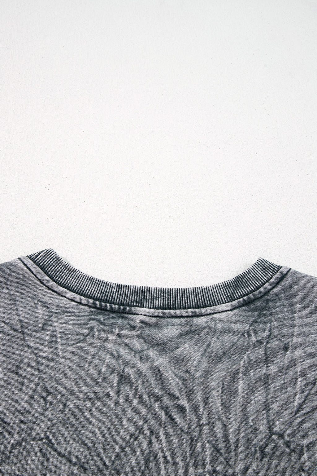 Saved By Grace Embroidered Mineral Wash Sweatshirt