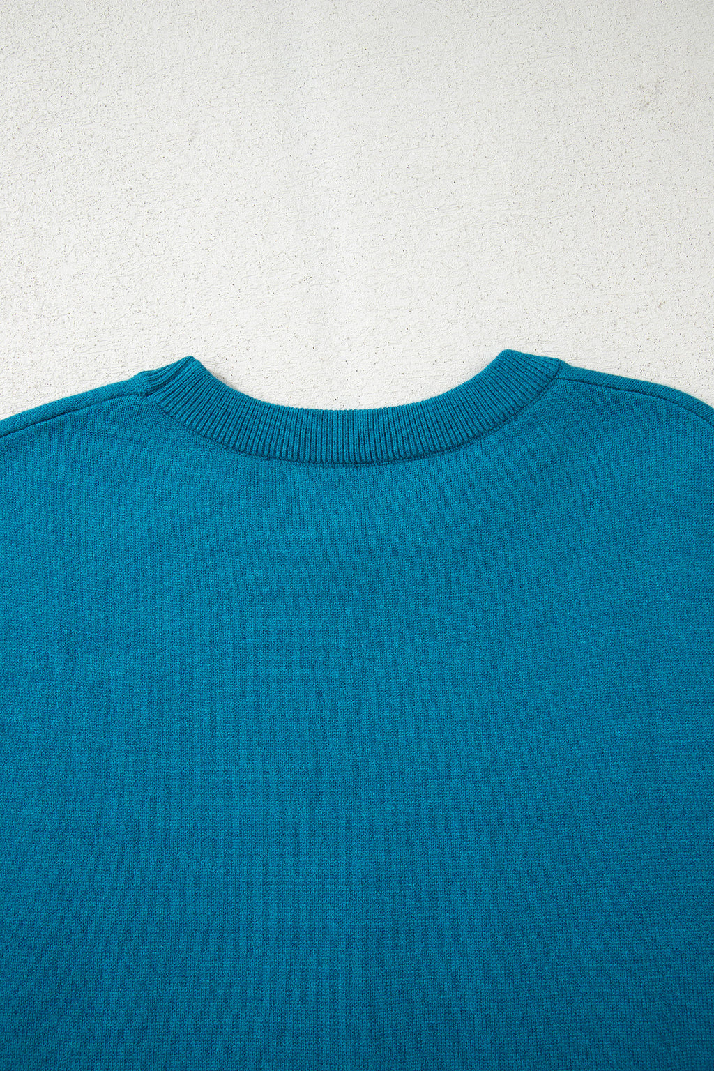 Horse Shoe Embroidered Short Sleeve Sweater