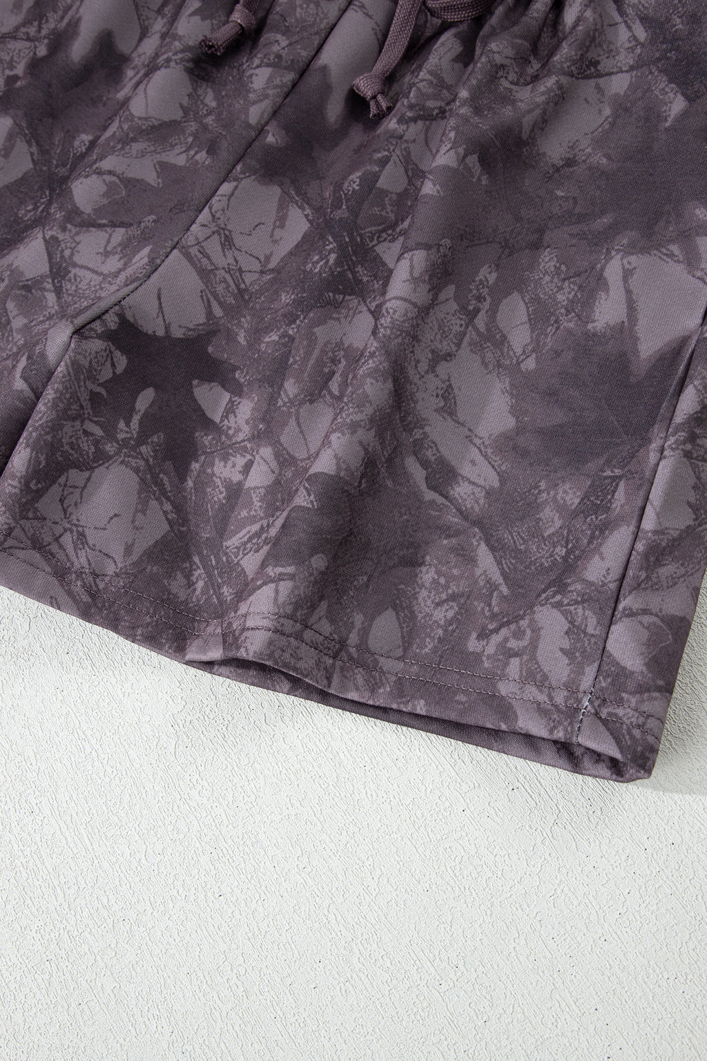 Woodland Camo Baggy Pullover & Shorts Set