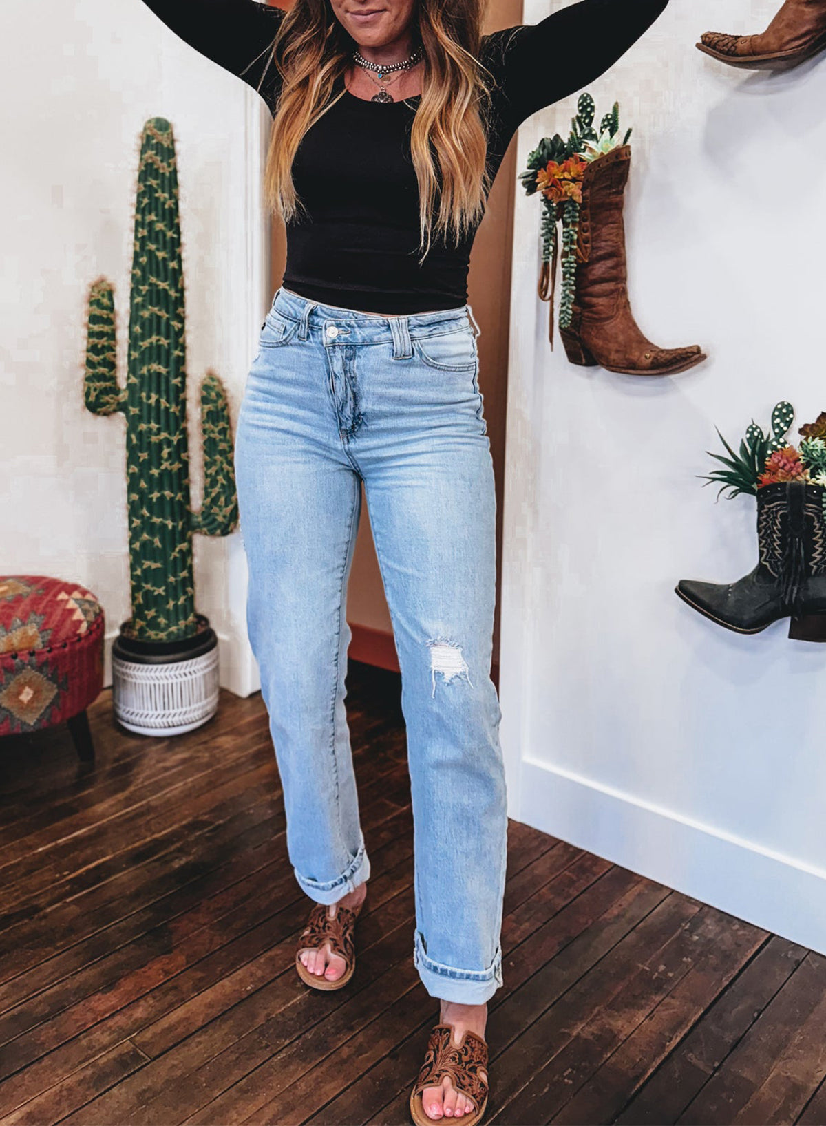 Long Sleeve Fitted Top