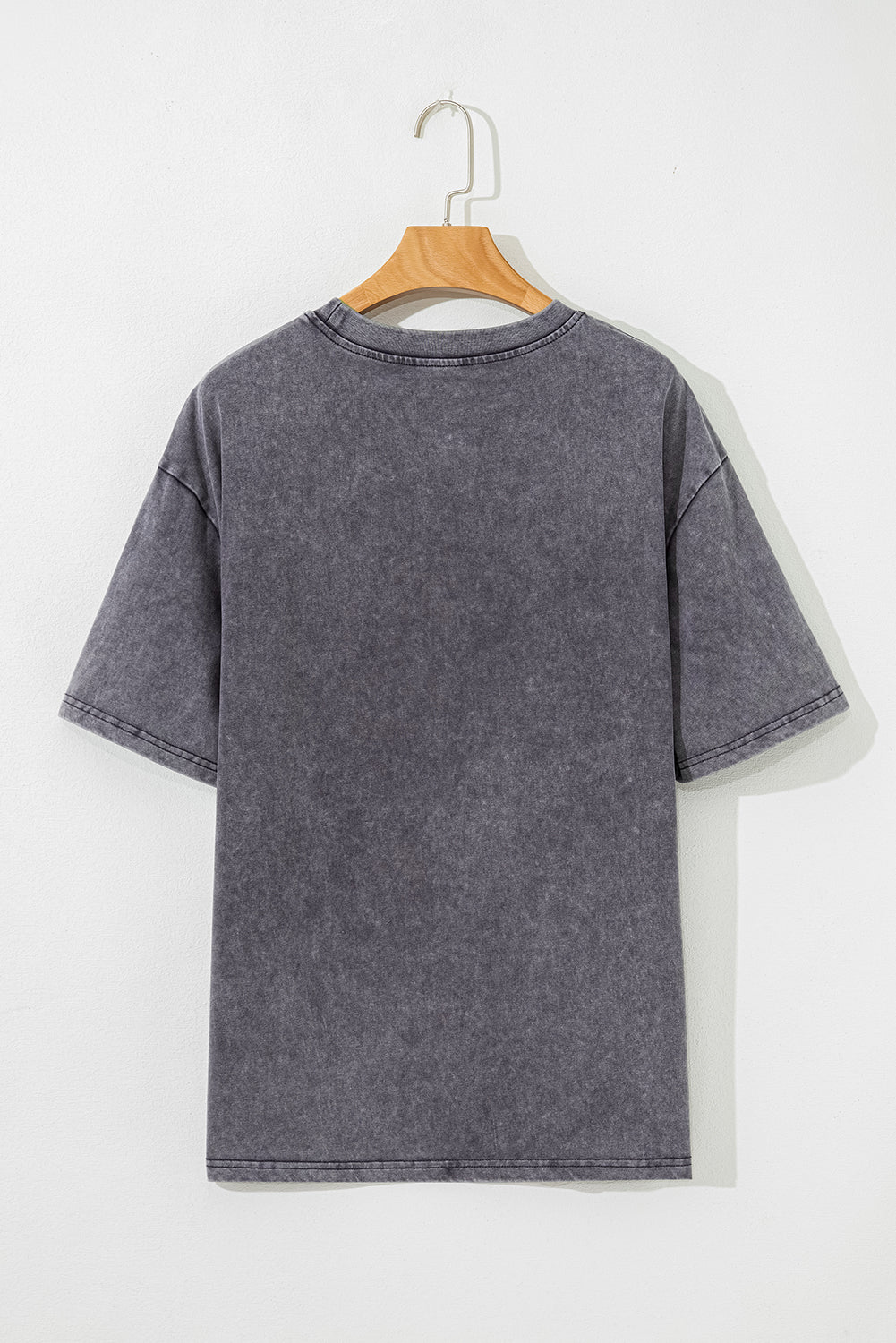 TEXAS Steer Head Graphic Mineral Wash Oversized T Shirt