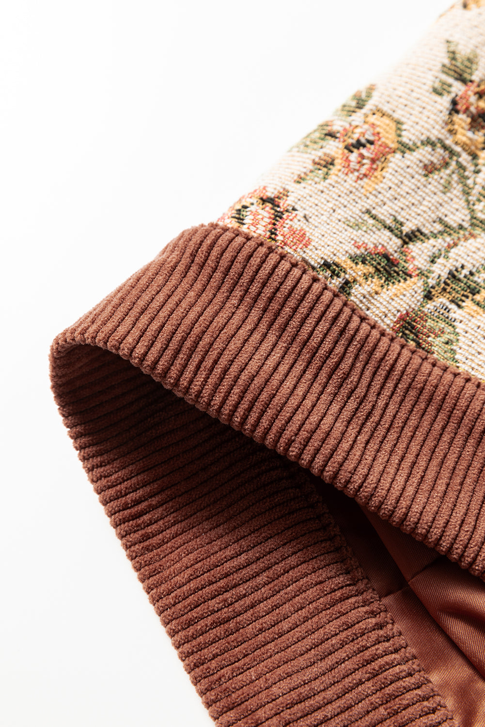 Retro Floral Patchwork Style Jacket