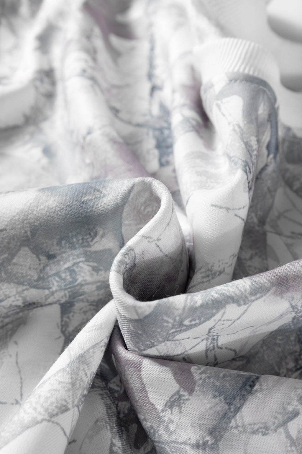 Abstract Woodland Camo Print Pullover Shorts Set