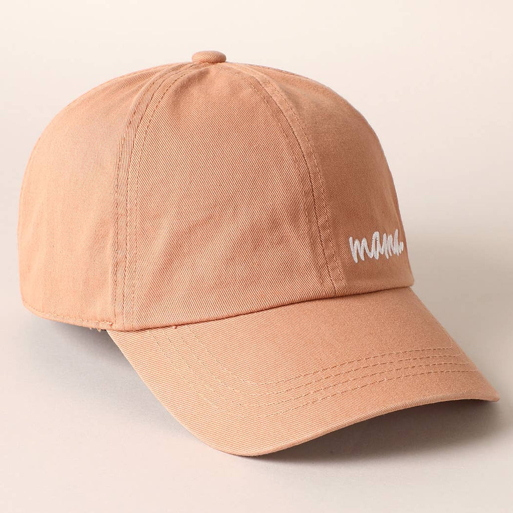 Mama Letters Embroidered Baseball Cap