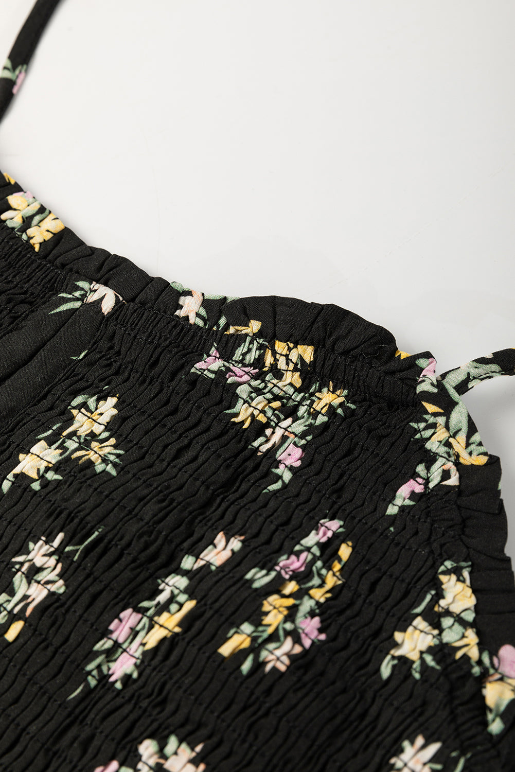 Floral Spaghetti Strap Maxi Dress