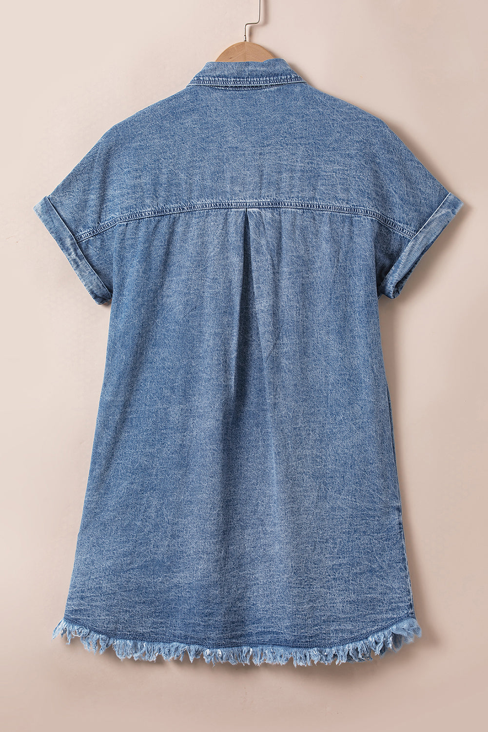 Mineral Wash Denim Dress