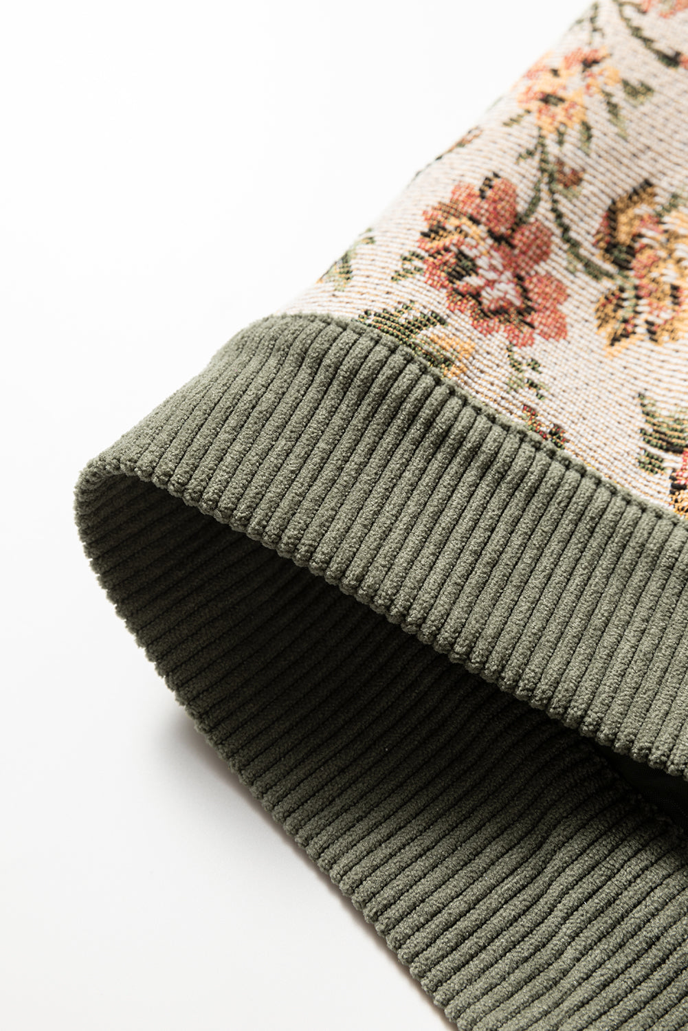 Retro Floral Patchwork Style Jacket