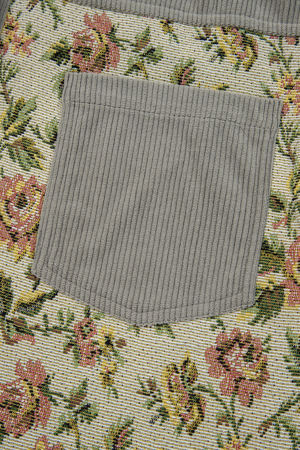 Retro Floral Patchwork Style Jacket