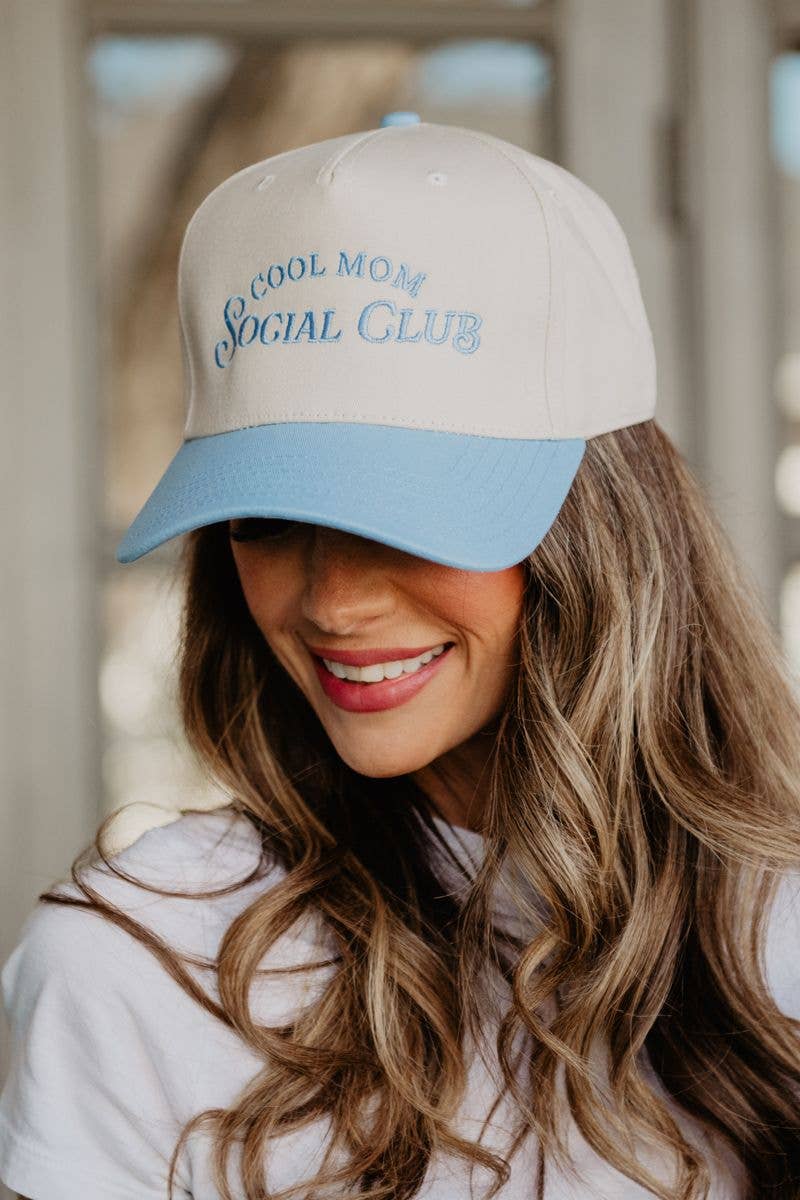Cool Mom Social Club Retro Two-Toned Hat