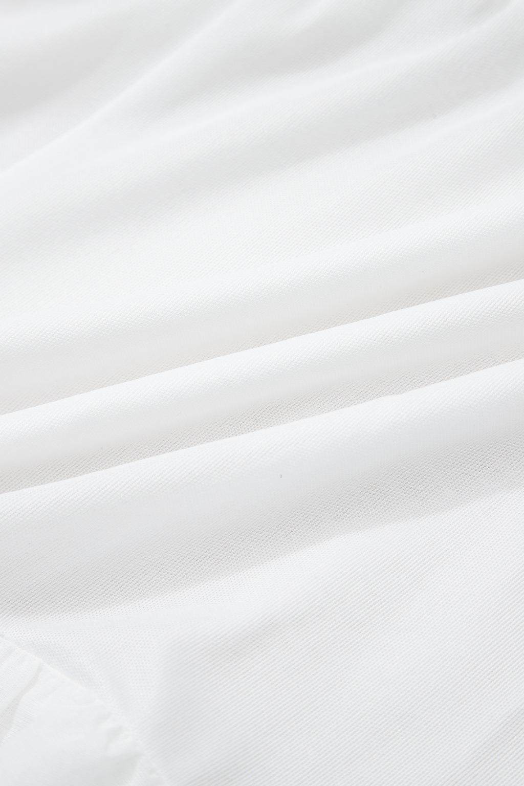 White Lace Tiered Shorts