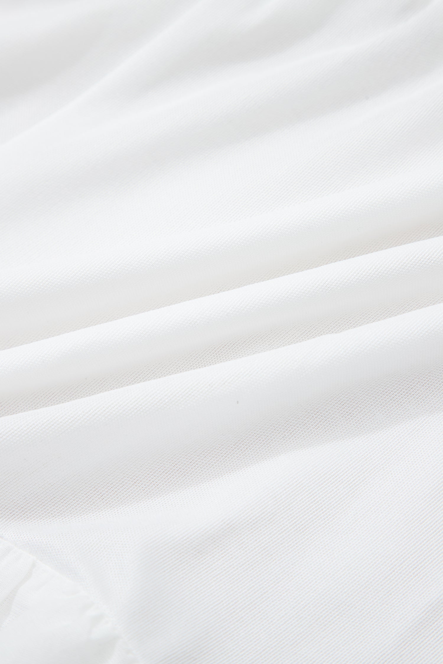 White Lace Tiered Shorts