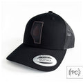 Alberta oil - black - retro trucker snapback