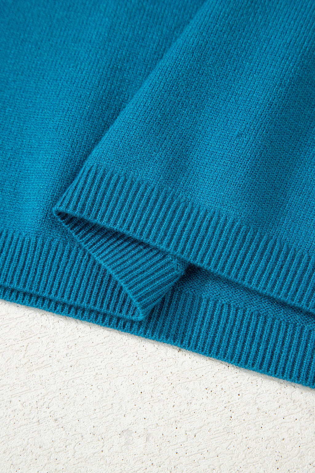 Horse Shoe Embroidered Short Sleeve Sweater