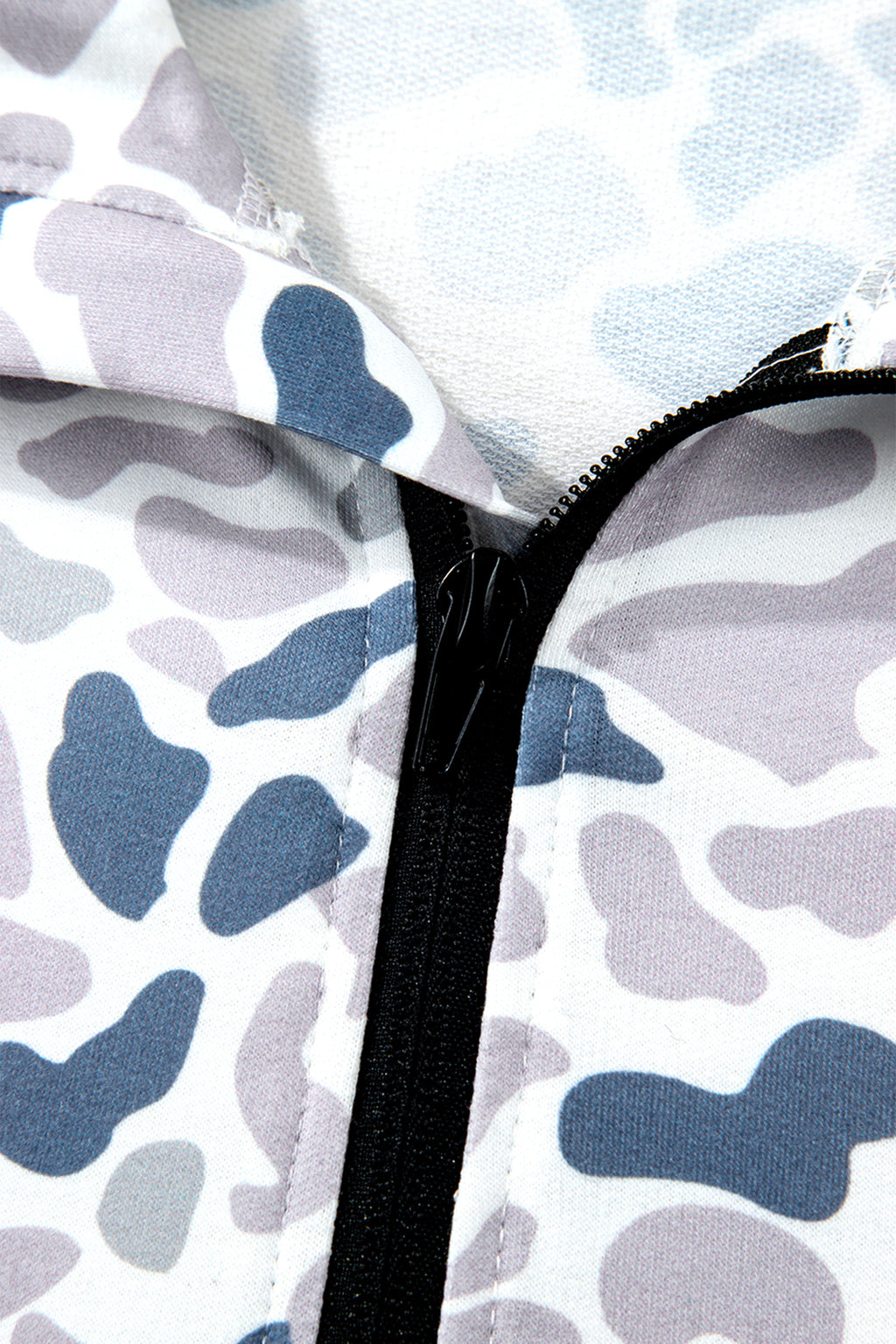 Camouflage Print Plus Pullover Sweatshirt