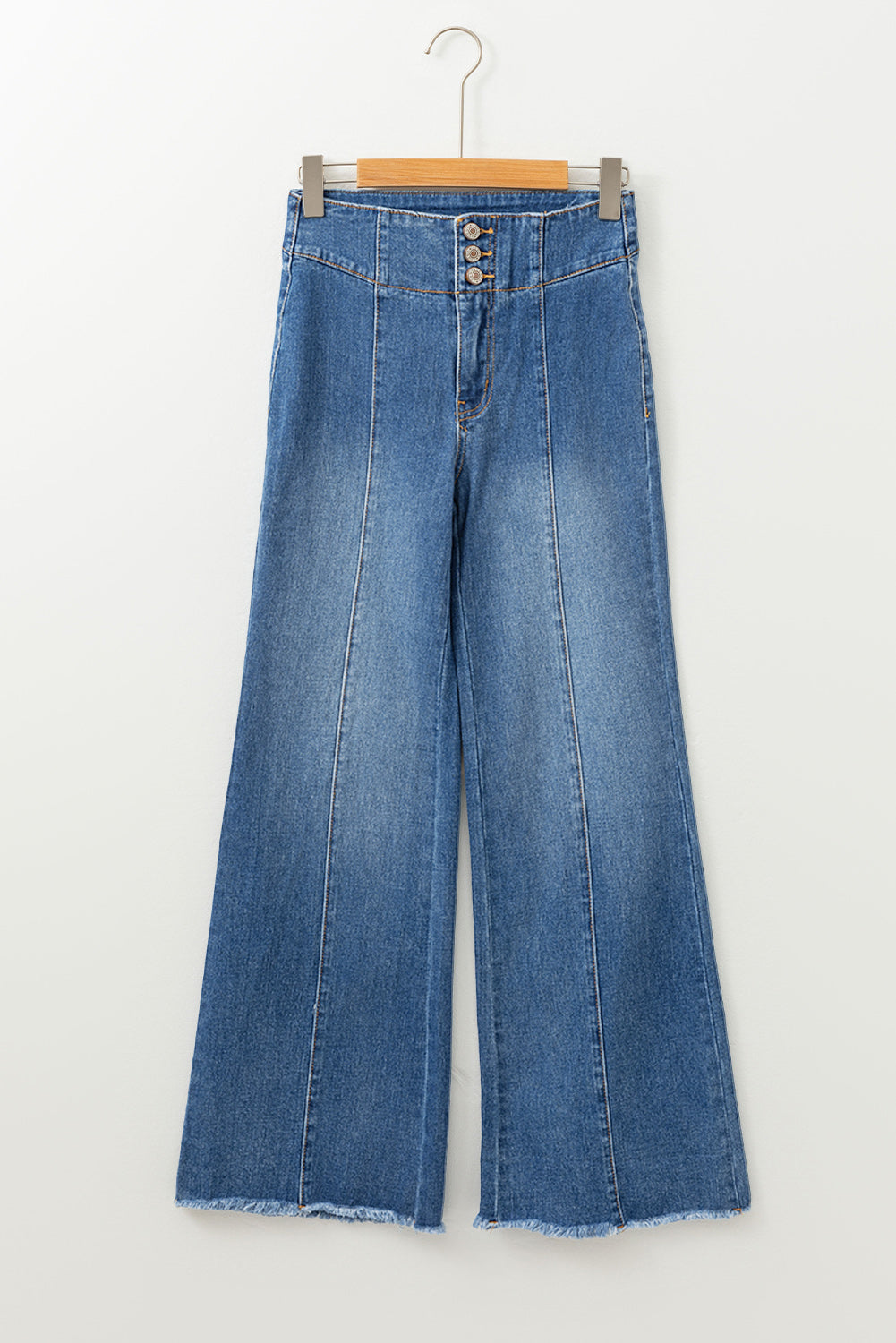 Blue High Waist Flare Jeans