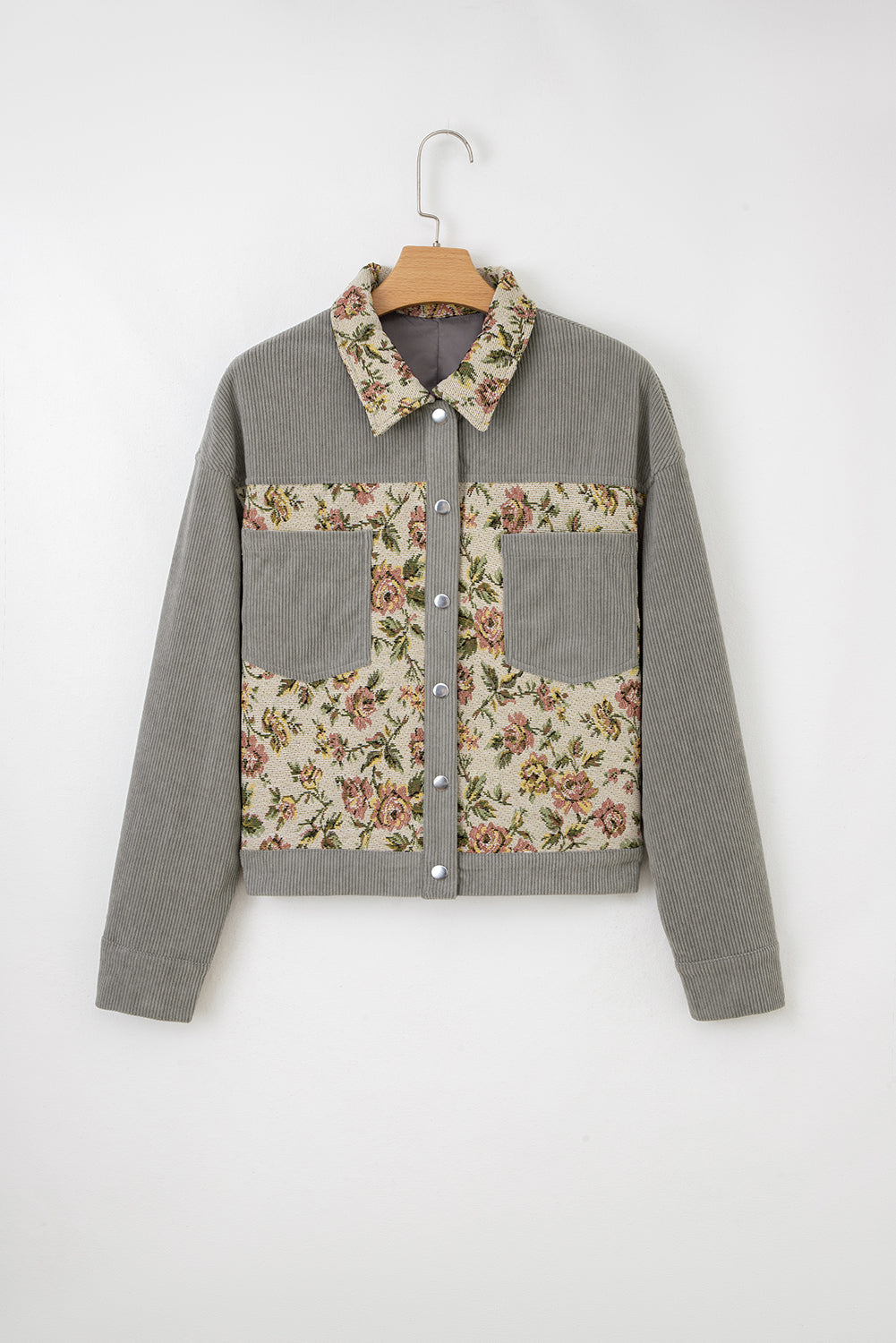 Retro Floral Patchwork Style Jacket