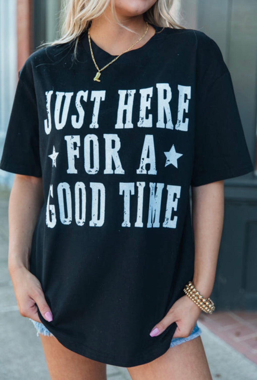 Just Here For A Good Time Graphic Tee