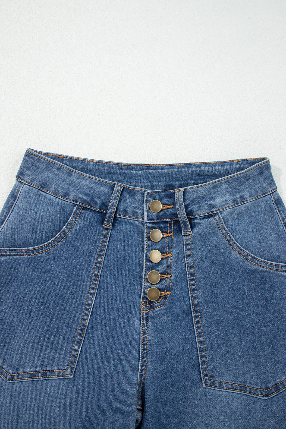 Ashleigh High Waist Wide Leg Jeans With Pockets