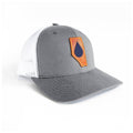 Alberta oil - grey & white - retro trucker snapback | hat