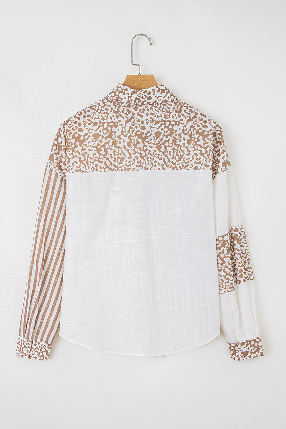 Leopard Striped Western Casual Shirt