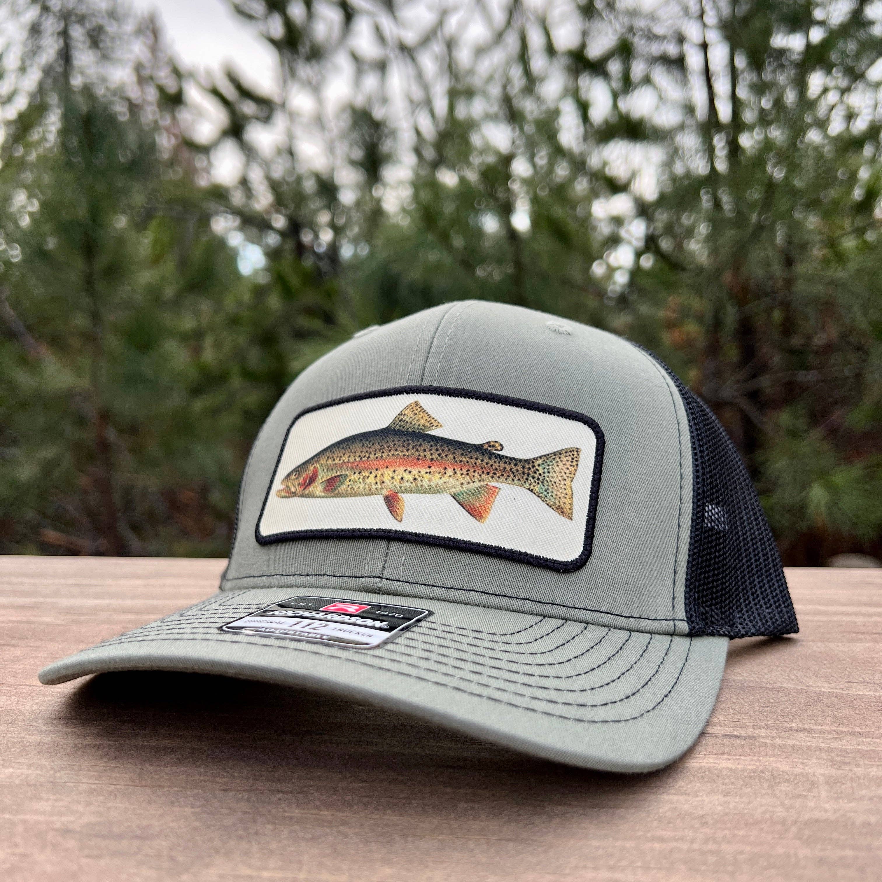 Rainbow Trout Fishing Hat - Richardson Loden Green/Black