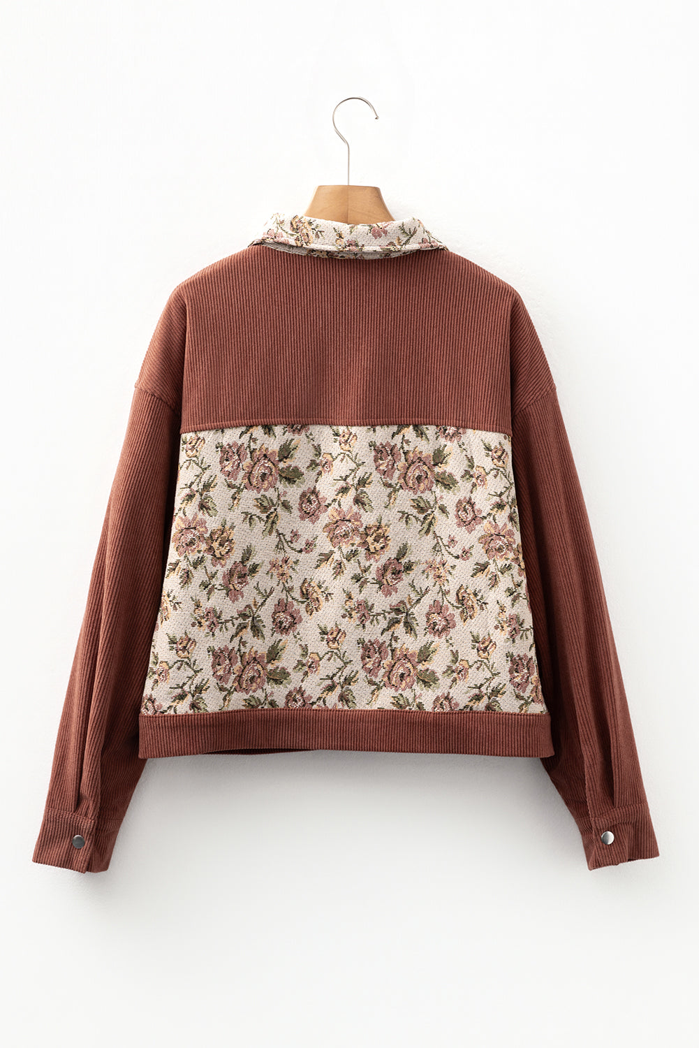 Retro Floral Patchwork Style Jacket