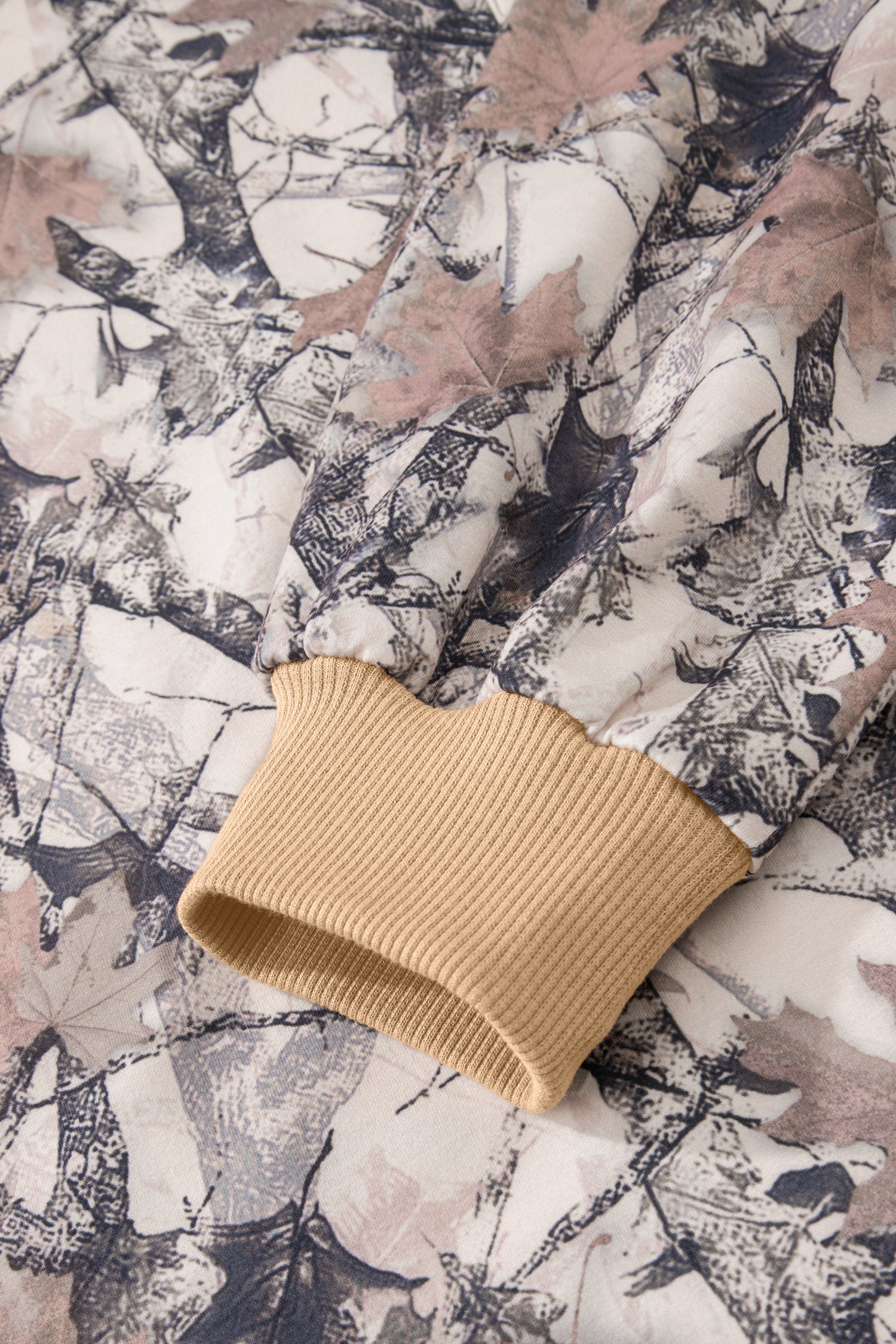 Woodland Camo Long Sleeve Top & Short Set