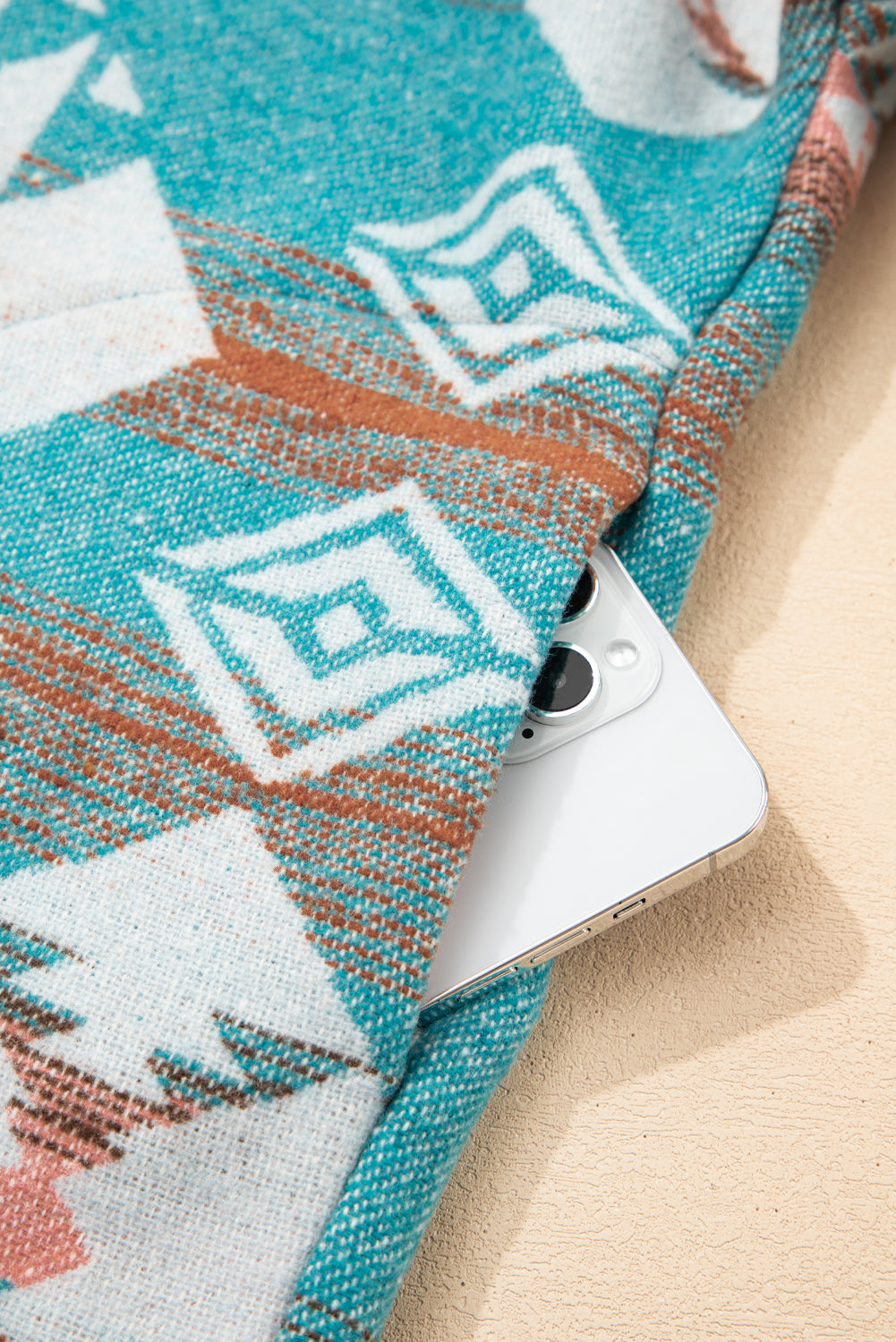 Quarter Zip Aztec Sweatshirt