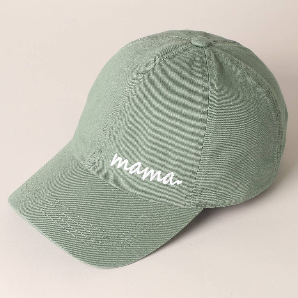 Mama Letters Embroidered Baseball Cap