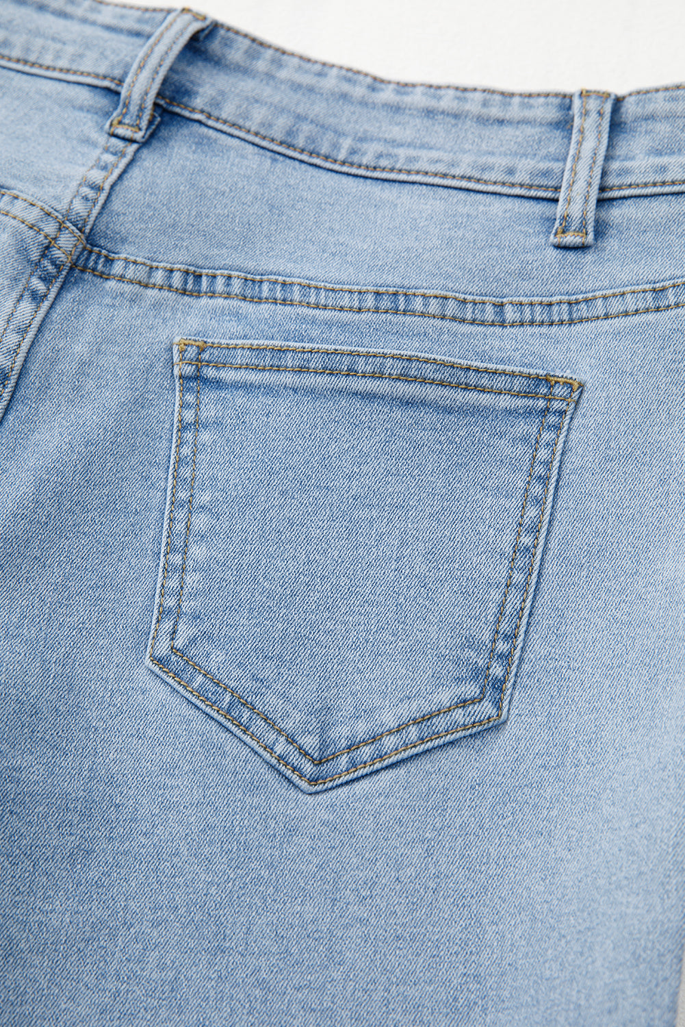 Blue Bowknot Boyfriend Cargo Jeans