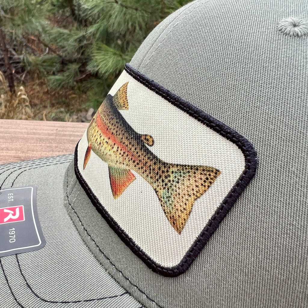 Rainbow Trout Fishing Hat - Richardson Loden Green/Black