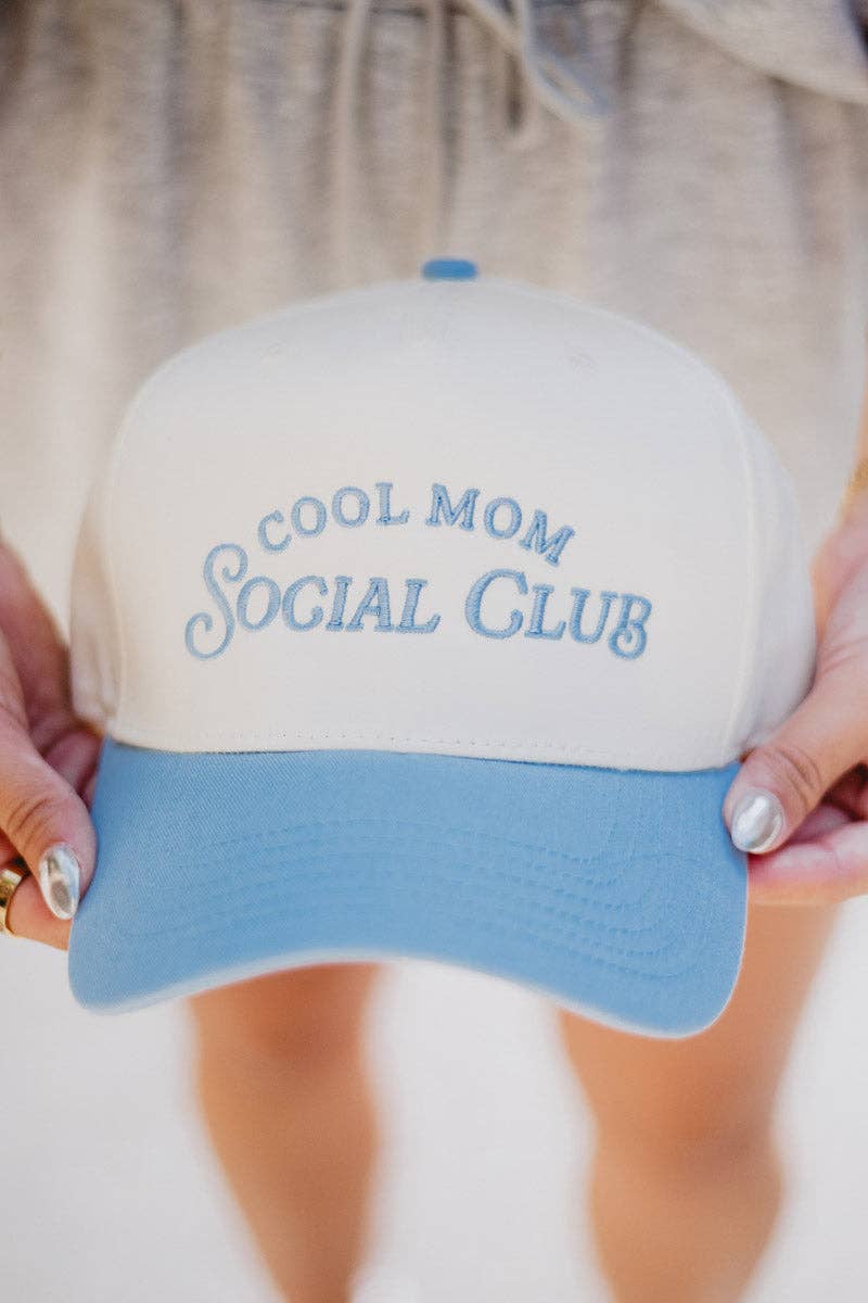Cool Mom Social Club Retro Two-Toned Hat