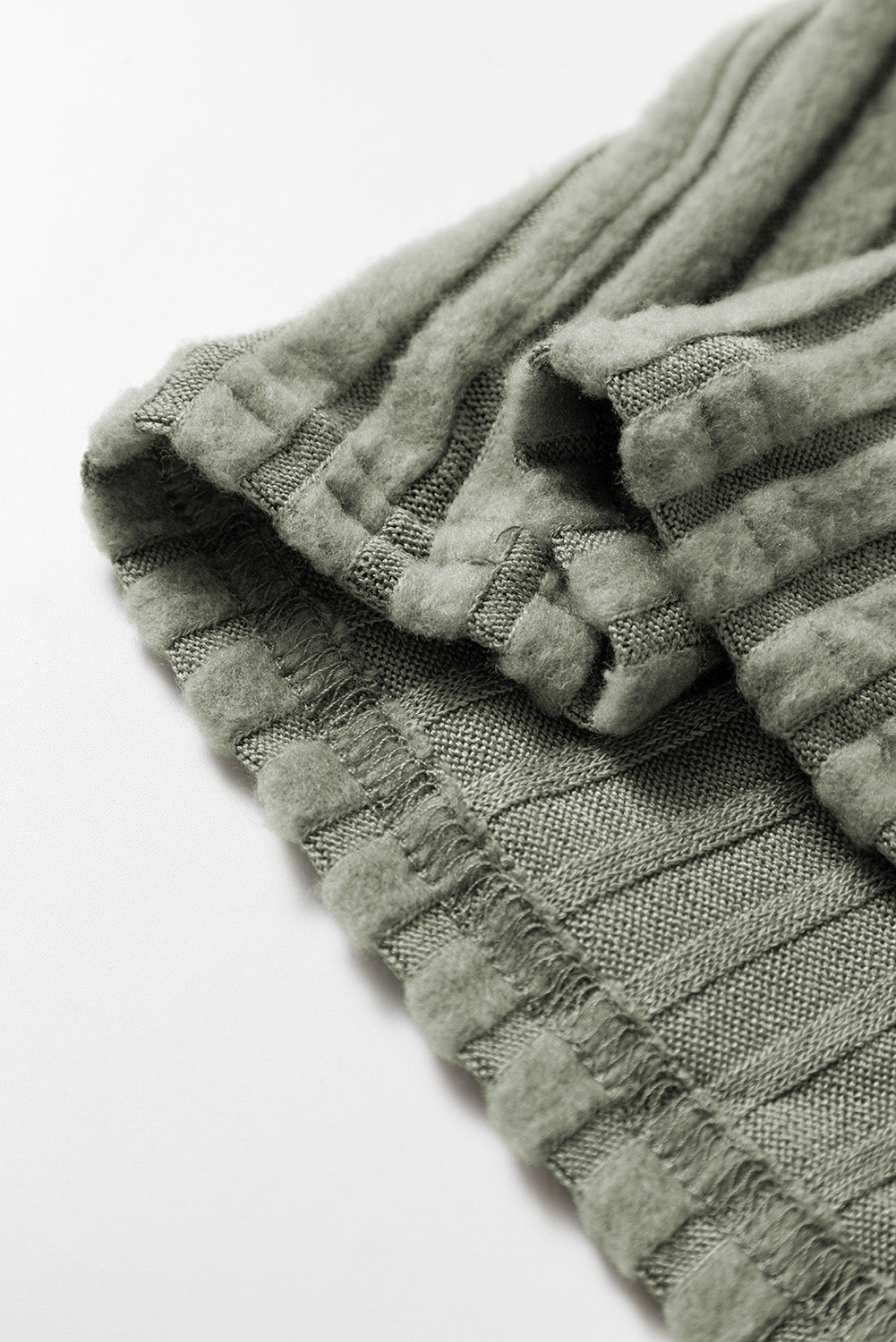 Ribbed Keyhole Short Sleeve Jumpsuit