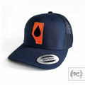 Alberta oil - navy - retro trucker snapback