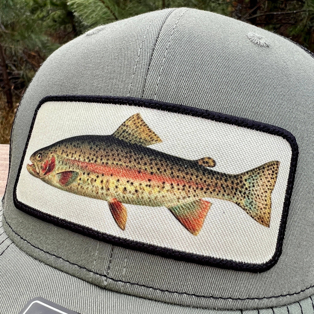 Rainbow Trout Fishing Hat - Richardson Loden Green/Black
