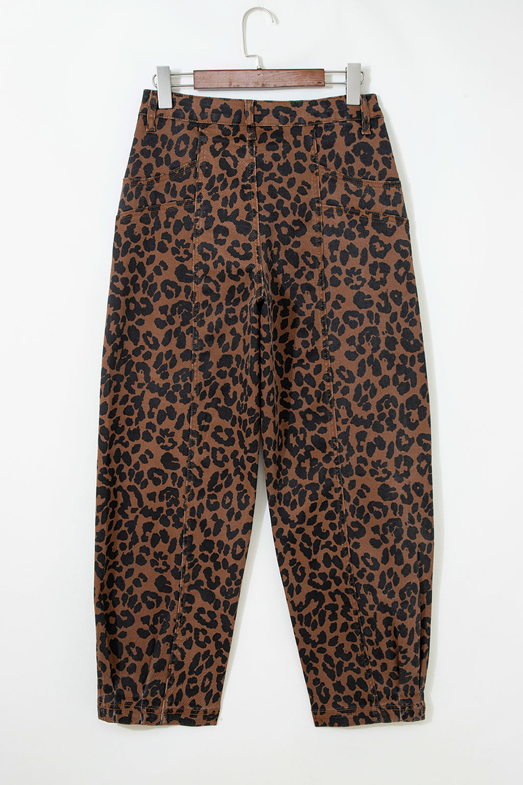 Brown Leopard Print Jeans