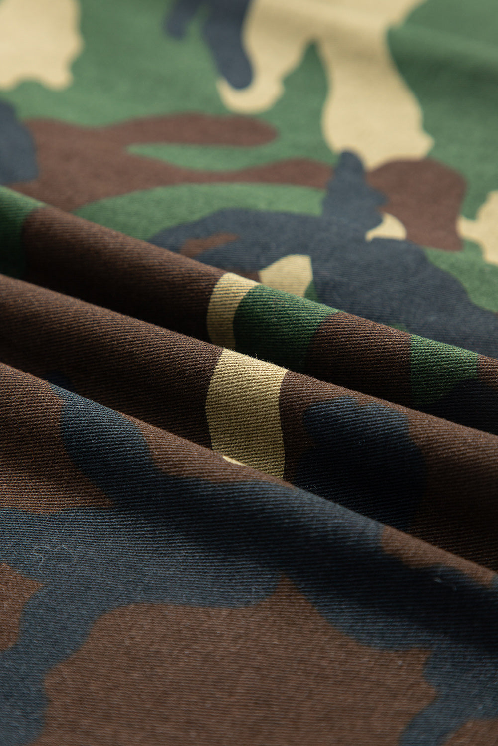 Leopard Camo Patchwork Oversize Shacket