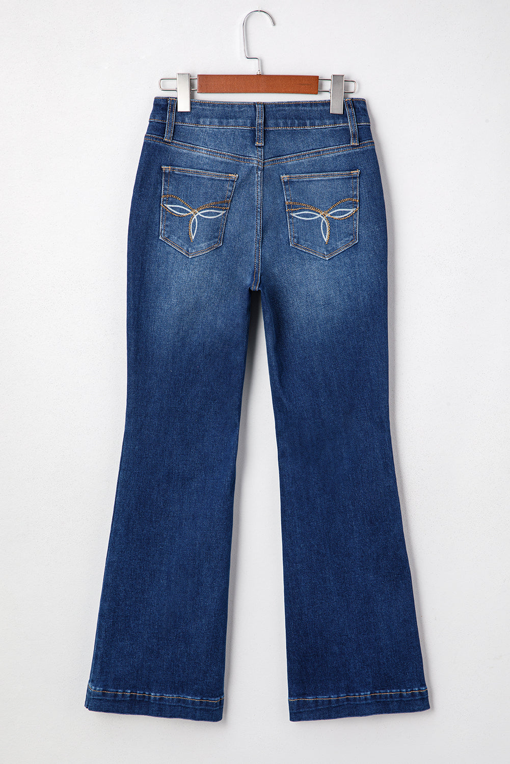 Western Stitch Patched Bootcut Jeans