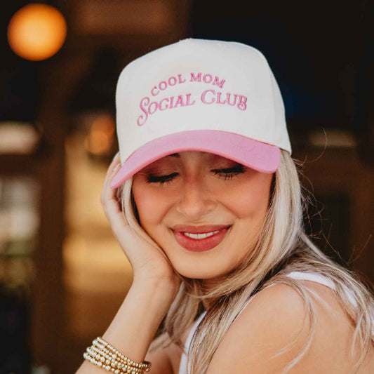 Cool Mom Social Club Retro Two-Toned Hat